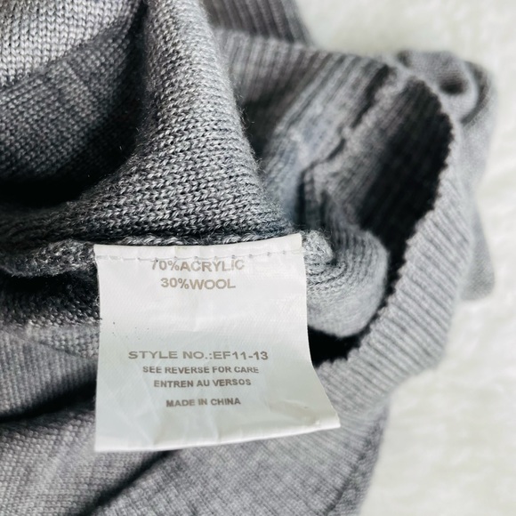 ANTHROPOLOGIE UNCLE FRANK WMNS KNIT SWEATER SLIP ON DRESS SIZE SMALL GRAY - Picture 8 of 11